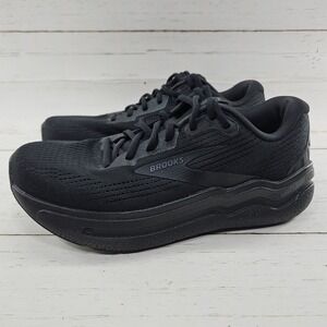 Brooks Ghost Max 2 Mens Size 9 EE Wide Black Athletic‎ Running Shoes Sneakers